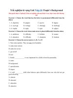 Tải Trắc nghiệm từ vựng Unit 3 lớp 10: People’s Background hệ 7 năm - Bài tập Từ vựng tiếng Anh lớp 10 Unit 3 có đáp án