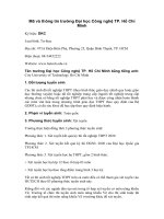 Tải Mã và thông tin trường Đại học Công nghệ TP. Hồ Chí Minh - Những điều cần biết về tuyển sinh Đại học