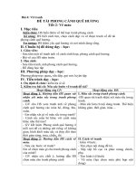 Tải Giáo án môn Mỹ thuật lớp 9 bài 5 - Vẽ tranh - Đề tài phong cảnh quê hương