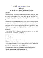 Tải Giáo án Tiếng Việt 5 tuần 21: Kể chuyện - Kể chuyện được chứng kiến hoặc tham gia - Giáo án Kể chuyệ lớp 5