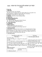 Tải Giáo án Địa lý lớp 8 bài 38: Bảo vệ tài nguyên sinh vật Việt Nam - Giáo án điện tử môn Địa lý lớp 8