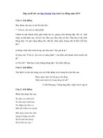 Tải Đáp án đề thi vào lớp 10 môn Văn tỉnh Cao Bằng năm 2019 - Đề thi vào lớp 10 môn Văn Cao Bằng 2019 có đáp án