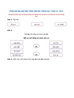 Tải Phiếu bài tập cuối tuần Tiếng Việt 1 nâng cao Tuần 11 Số 2 - Đề kiểm tra Tiếng Việt cuối tuần lớp 1 Sách Chân trời sáng tạo