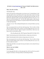 Tải Đề thi thử vào lớp 10 môn Ngữ văn Trường Sở GD&ĐT Ninh Bình năm học 2020 - 2021 - Đề tuyển sinh vào 10 môn Văn năm 2020 có đáp án