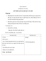 Tải Giáo án Tiếng Việt 4 tuần 15: Luyện từ và câu: Giữ phép lịch sự khi đặt câu hỏi - Giáo án Luyện từ và câu