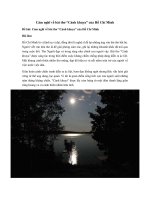 Tải Văn mẫu lớp 6: Cảm nghĩ về bài thơ Cảnh khuya của Hồ Chí Minh - Những bài văn mẫu lớp 6