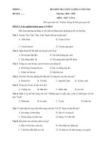 Tải Đề tham khảo học kì 2 môn Ngữ văn lớp 6 năm học 2014-2015 - Đề thi học kì 2 Ngữ văn 6 có đáp án