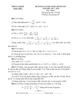 Tiếng Anh 6,7,8 năm học 2017-2018