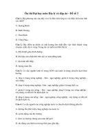 Tải Ôn thi Đại học môn Địa lý có đáp án - Đề số 3 - Để học tốt môn Địa lý lớp 12