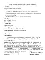 Tải Giáo án Công nghệ 10 bài 34: Tạo môi trường sống cho vật nuôi và thủy sản - Giáo án điện tử Công nghệ 10