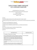 Tải Giáo án phát triển thẩm mỹ lứa tuổi mẫu giáo lớn - Giáo án điện tử mầm non