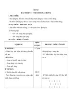 Tải Giáo án Thể dục lớp 1 - Bài 24 - Bài thể dục - Trò chơi vận động