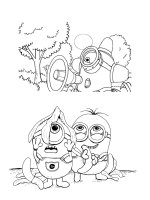 Tải Tranh tô màu Minion vui nhộn - Tranh tập tô hình Minion