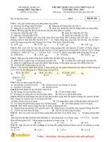Tải Đề thi thử THPT Quốc gia môn Vật lý năm 2019 trường THPT Nam Đàn 1 - Nghệ An lần 3 - Đề minh họa Vật lý 2019