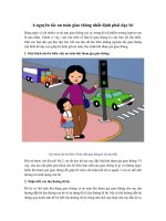 Tải 6 nguyên tắc an toàn giao thông nhất định phải dạy bé - Những nguyên tắc an toàn giao thông trẻ nhất định phải học