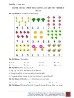 bo de thi hoc ki 1 lop 1 mon toan sach ket noi nam 2020 2021 