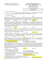 Tải Đề thi thử THPT Quốc gia năm 2017 môn Vật lý trường THPT Trần Hưng Đạo, TP. Hồ Chí Minh (Lần 2) - Đề thi thử đại học môn Vật lý có đáp án
