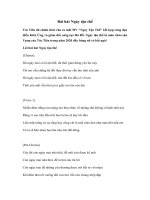 Tải Lời bài hát Ngày tận thế - Tóc Tiên - Lyric - Hợp âm Ngày tận thế