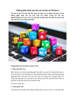 Tải Những phần mềm cần thiết sau khi cài Win - Những phần mềm bạn nên cài sau khi cài Windows