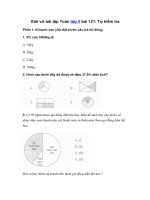 Tải Giải vở bài tập Toán 5 bài 121: Tự kiểm tra - Giải vở bài tập Toán 5 tập 2