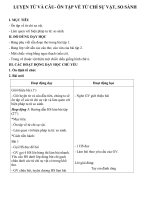 Tải Giáo án Tiếng Việt 3 tuần 1 bài: Luyện từ và câu - Ôn về từ chỉ sự vật, so sánh - Giáo án điện tử Tiếng việt 3