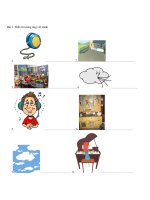 BÀI tập ôn THI TIẾNG ANH 3 