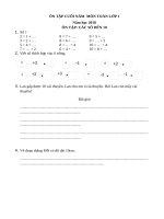 BAI TAP ON TOAN CUOI NAM LOP 1 2018 