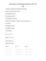 Tải Bộ đề ôn tập học kì 1 môn Toán lớp 3 năm học 2018 - 2019 - Số 2 - Đề kiểm tra học kì 1 môn Toán lớp 3