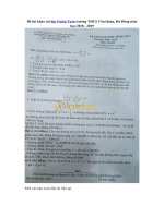 Tải Đề thi khảo sát lớp 9 môn Toán trường THCS Văn Quán, Hà Đông năm học 2018 - 2019 - Đề thi HK2 môn Toán lớp 9