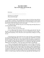 Tải Bài phát biểu ngày truyền thống công tác Dân vận 2017 - Bài phát biểu công tác dân vận