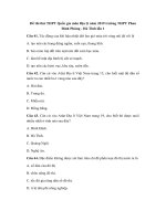 Tải Đề thi thử THPT Quốc gia môn Địa lý năm 2019 trường THPT Phan Đình Phùng - Hà Tĩnh lần 1 - Đề minh họa Địa lý 2019 có đáp án