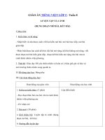 Tải Giáo án Tiếng Việt 5 tuần 8: Luyện tập tả cảnh (Dựng đoạn mở bài, kết bài) - Giáo án Tập làm văn lớp 5