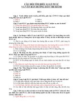 Tải Đáp án cuộc thi tìm hiểu luật Phòng cháy chữa cháy - Cuộc thi Tìm hiểu pháp luật về phòng cháy, chữa cháy