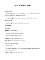 Tải Giáo án Tự nhiên xã hội 1 bài 10: Ôn tập con người và sức khỏe - Giáo án Tự nhiên xã hội 1