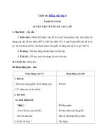 Tải Giáo án Tiếng Việt 4 tuần 26: Luyện tập câu kể Ai là gì? - Giáo án Luyện từ và câu lớp 4