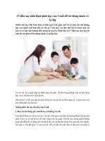 Tải 17 điều mẹ nhất định phải dạy con 3 tuổi để bé thông minh và tự lập - Phương pháp dạy con 3 tuổi đúng cách