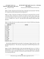 Tải Đề thi thử THPT Quốc gia năm 2016 môn Lịch sử trường THPT Đặng Thúc Hứa, Nghệ An (Lần 1) - Đề thi thử Đại học môn Sử có đáp án