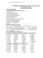 DE THI HSG TIENG ANH 5 CHINH THUC 