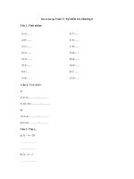 Tải Giải vở bài tập Toán 2: Tự kiểm tra chương 6 - Giải vở bài tập Toán 2 tập 2