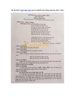 Tải Đề thi KSCL lớp 9 môn Ngữ văn Sở GD&ĐT Hải Phòng năm học 2019 - 2020 - Đề kiểm tra HK 2 lớp 9 môn Văn