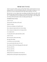 Tải Lời bài hát Anh về với em - Hợp âm Anh về với em