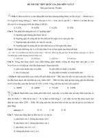 Tải Đề thi thử THPT Quốc gia năm 2016 môn Vật Lý - Đề thi thử Đại học khối A môn Vật Lí có đáp án