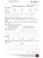 bai tap on he lop 1 len 2 mon toan tv 