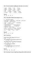 Tải Bài tập trắc nghiệm Tiếng Anh lớp 6 Unit 12: Sports and Pastimes (Test 2) có đáp án - Ôn tập Tiếng Anh lớp 6