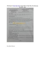 Tải Đề thi học kì 2 lớp 9 môn Toán trường THCS Lê Quý Đôn, Cầu Giấy năm học 2018 - 2019 - Đề kiểm tra học kì 2 toán 9 năm 2019