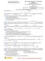 Tải Đề thi thử THPT Quốc gia môn Vật lý năm 2019 trường THPT Yên Lạc 2 - Vĩnh Phúc lần 1 - Đề thi thử THPT QG Vật lý có đáp án