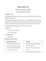 Tải Giáo án Đại số 10 chương 1 bài 3: Các phép toán tập hợp - Giáo án điện tử môn Toán lớp 10
