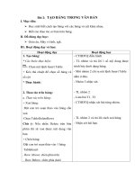 Tải Giáo án Tin học lớp 5 Chương 5 bài 2: Tạo bảng trong văn bản - Giáo án điện tử Tin học lớp 5