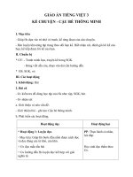 Tải Giáo án Tiếng Việt 3 tuần 1 bài: Kể chuyện - Cậu bé thông minh - Giáo án điện tử Tiếng việt 3