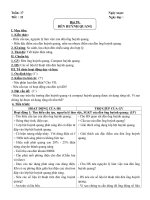 Tải Giáo án Công nghệ 8 bài 39: Đèn huỳnh quang - Giáo án điện tử Công nghệ 8